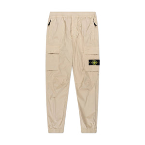 stone island stone island slim cargo pants (beige)