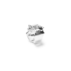 undercover undercover bat ring (silver)