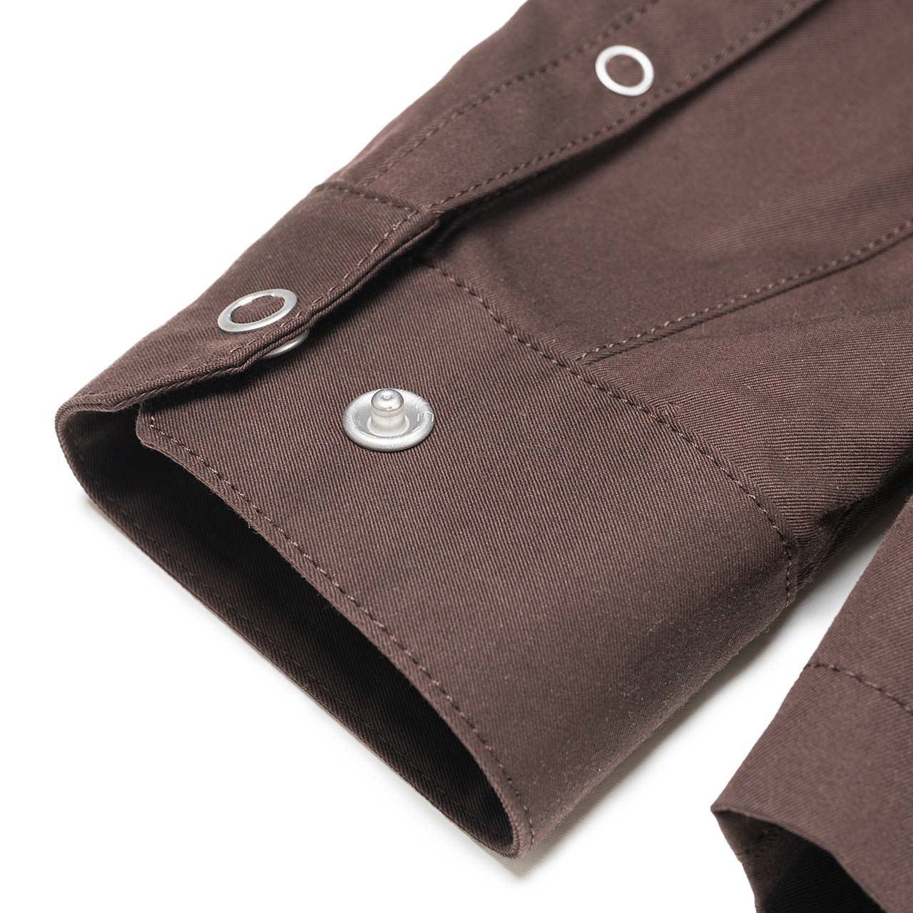 undercover undercover chest pocket shirt (brown)