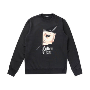 undercover undercover fallen man sweatshirt (black)