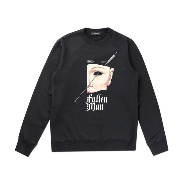 undercover fallen man sweatshirt (black) UCZ4892-1-2 - a.plus