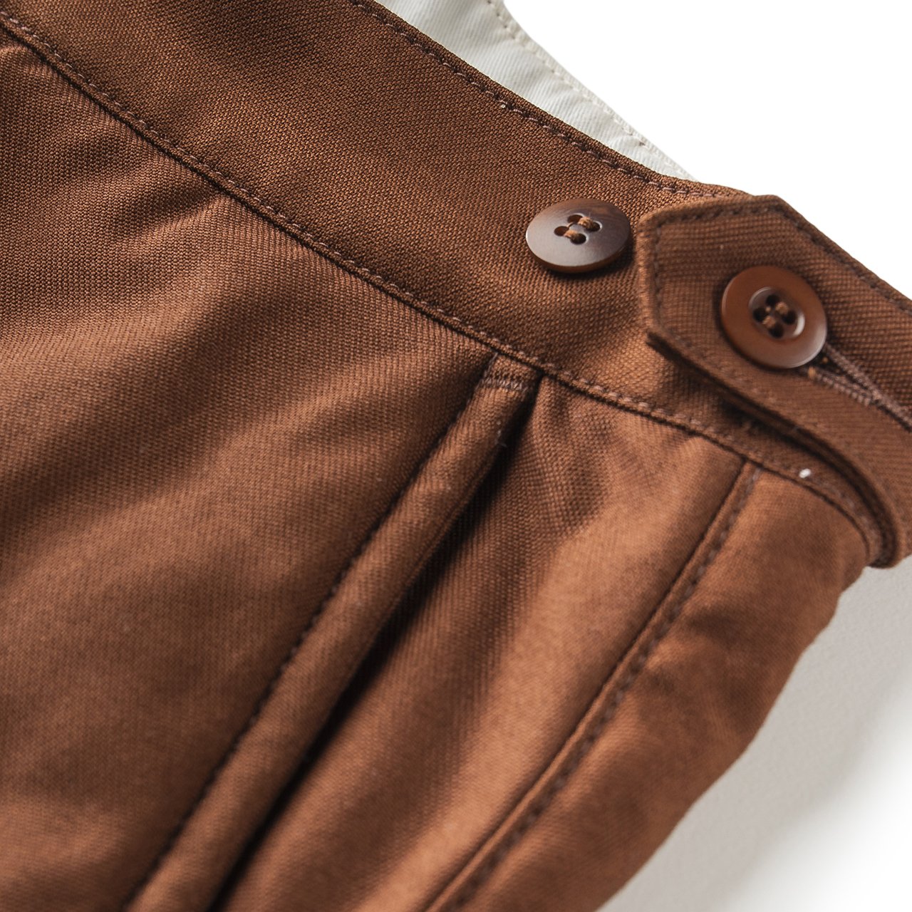undercover undercover straight leg pants (brown)