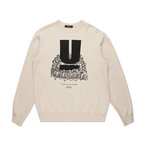 undercover undercover sweatshirt (ivory)