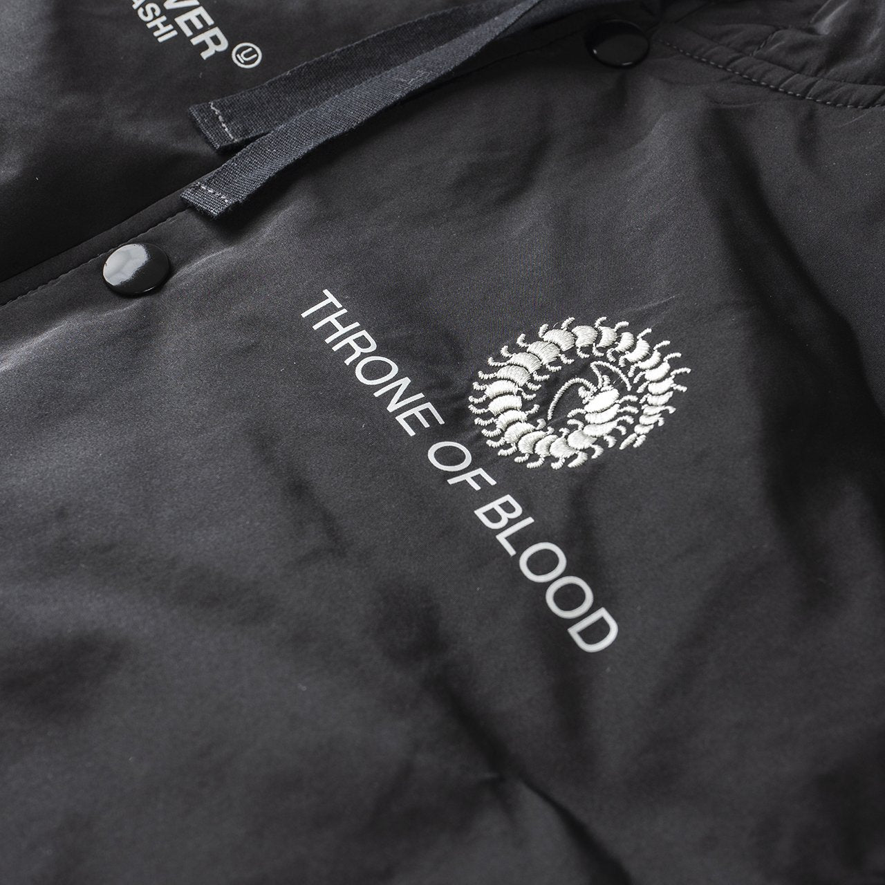 undercover undercover 'throne of blood' hooded jacket (black)