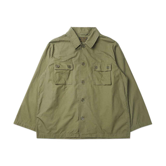 wacko maria army shirt (type-2) (khaki) - 20fw-wmo-ml26 - a.plus - Image - 1