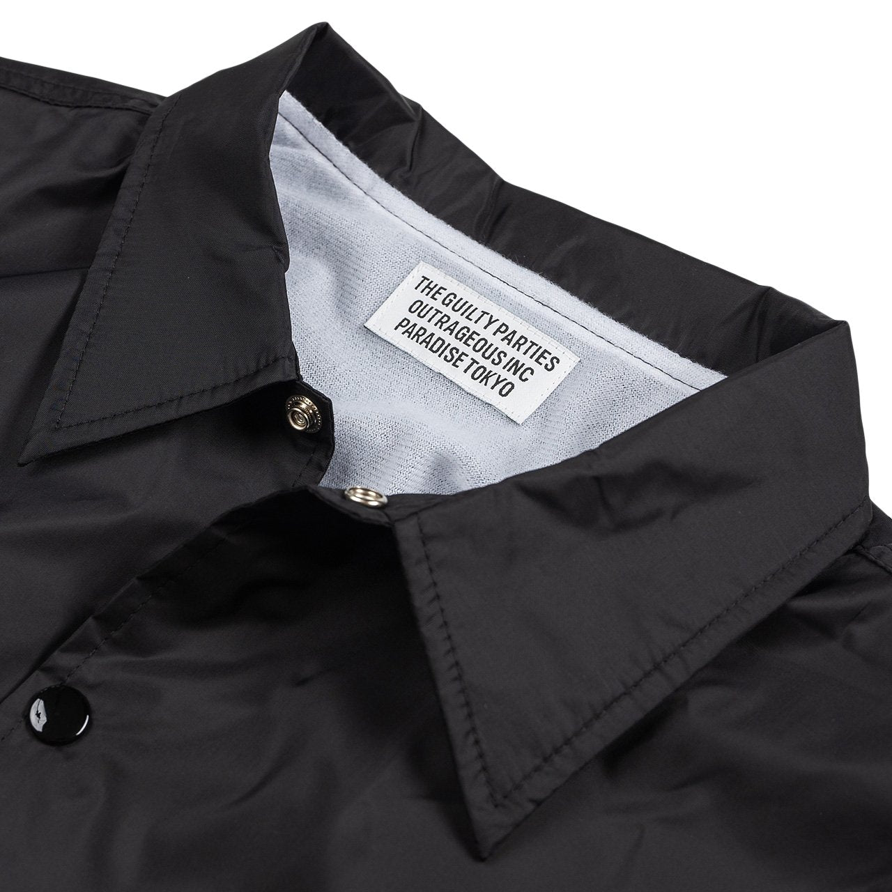 wacko maria coach jacket (type-1) (black) - 20ss-wmo-bl26 - a.plus - Image - 3