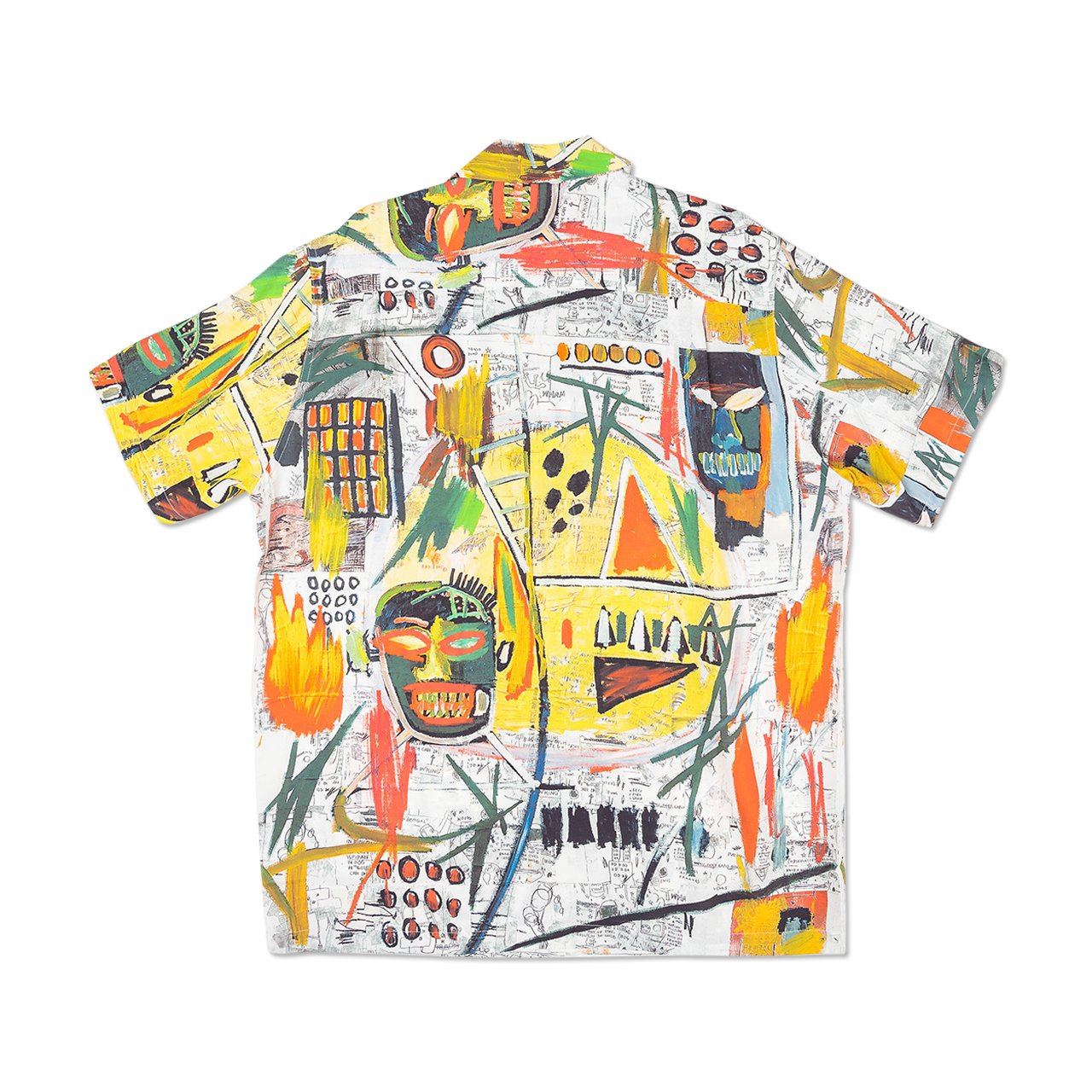 wacko maria jean-michel basquiat / s/s hawaiian shirt (type-2) (multi)  BASQUIAT-WM-HI02 - a.plus