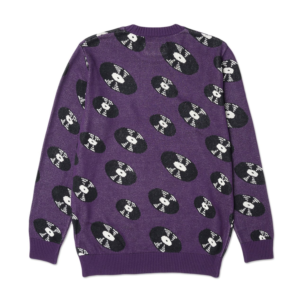 wacko maria record jacquard sweater (purple) 19SS-WMK-KN12 - a.plus