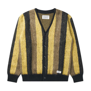 wacko maria striped mohair cardigan (beige) - 20fw-wmk-kn11 - a.plus - Image - 1