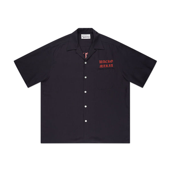 wacko maria 50's shirt (black)