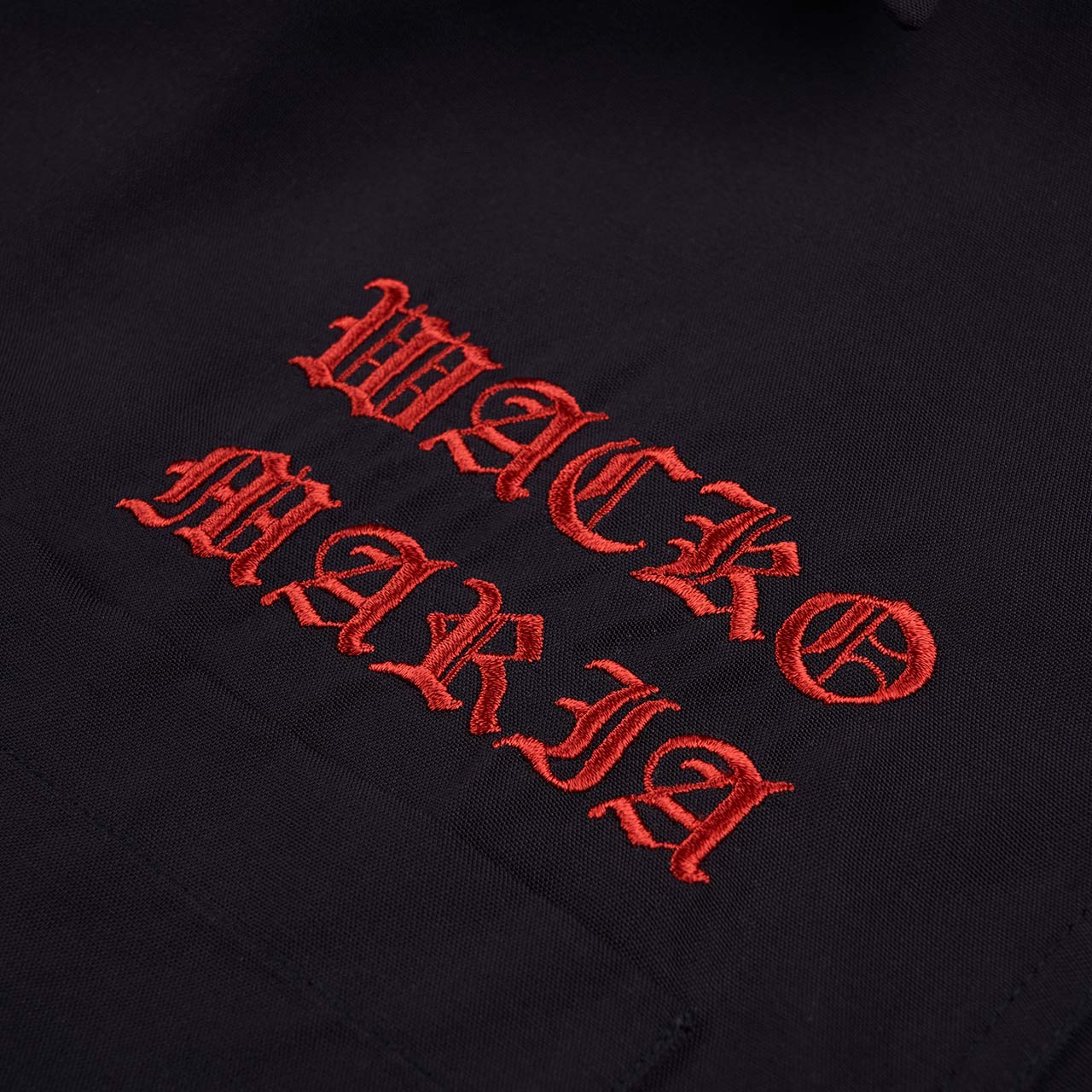 wacko maria 50's shirt (black)