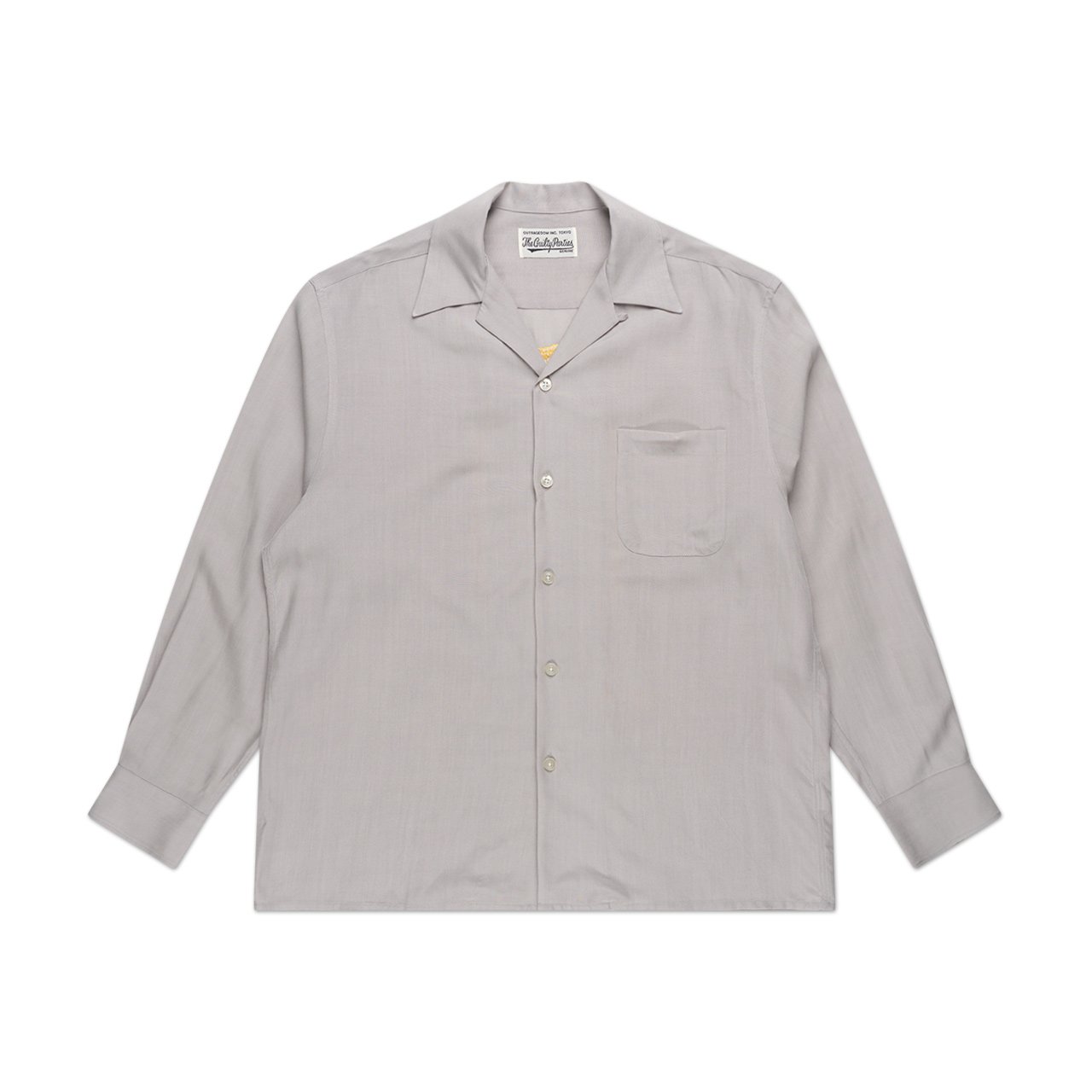 wacko maria wacko maria 50s longsleeve shirt (type-2) (gray)