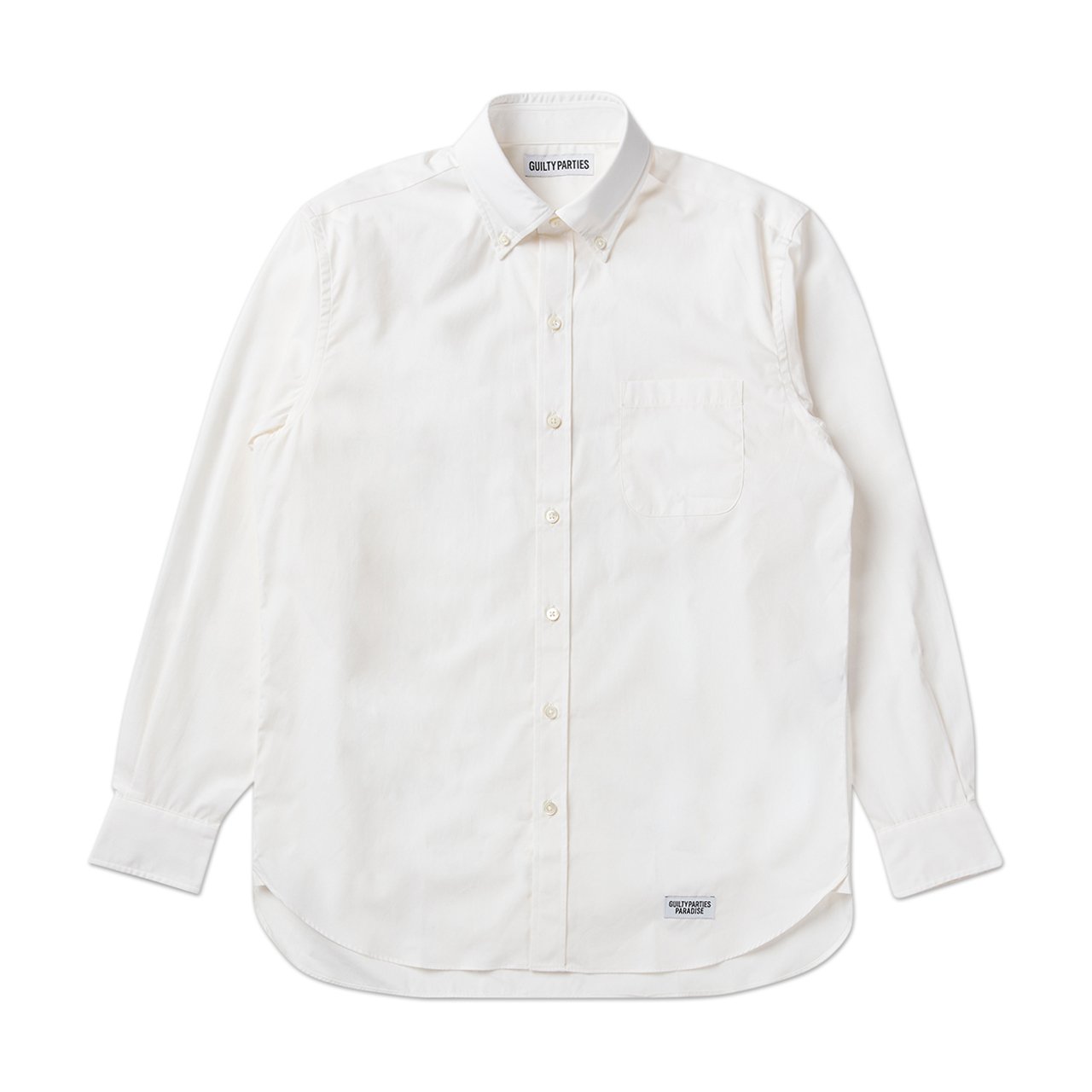 wacko maria wacko maria b.d dress shirt (type-1) (white)