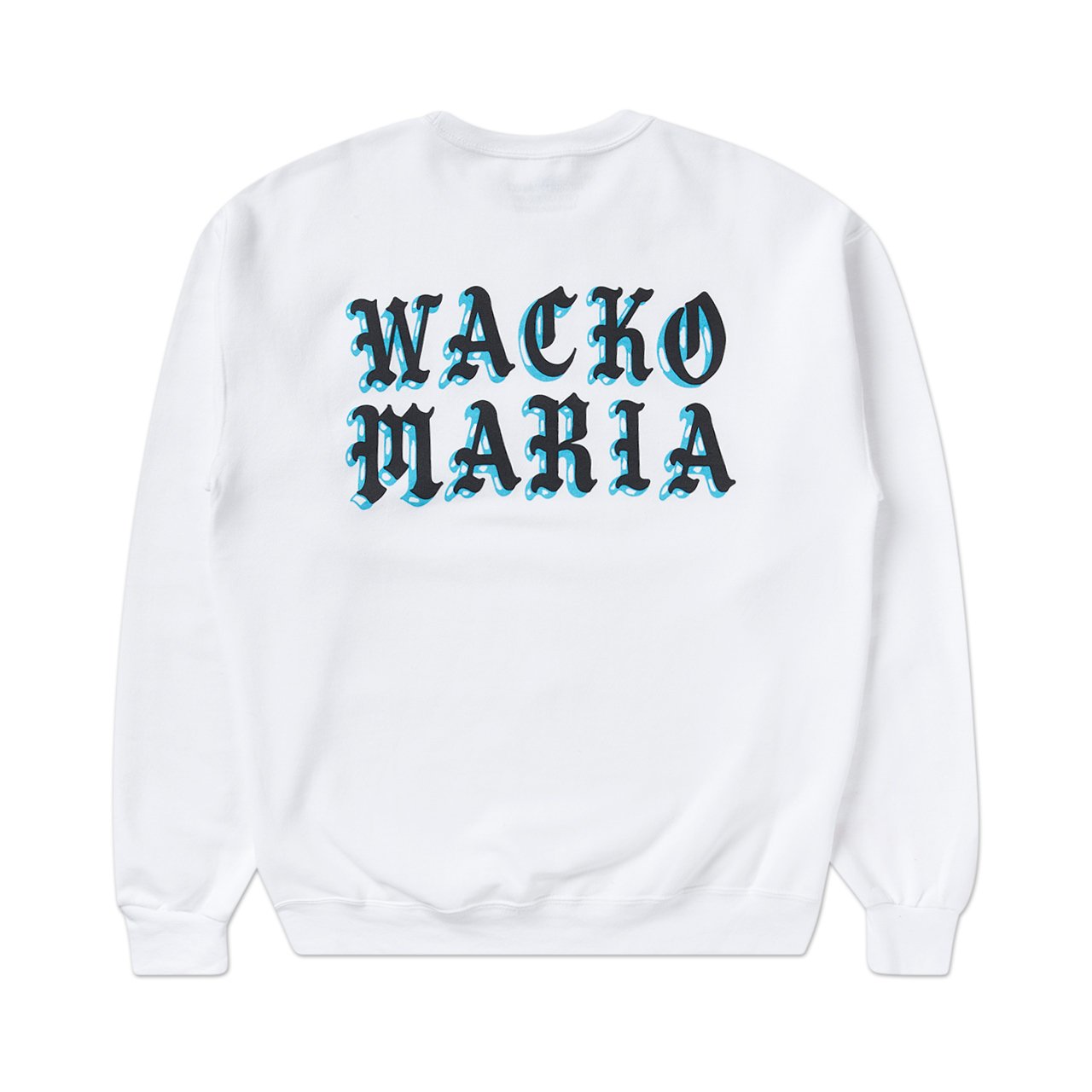 wacko maria crew neck sweatshirt (type-8) (white)
