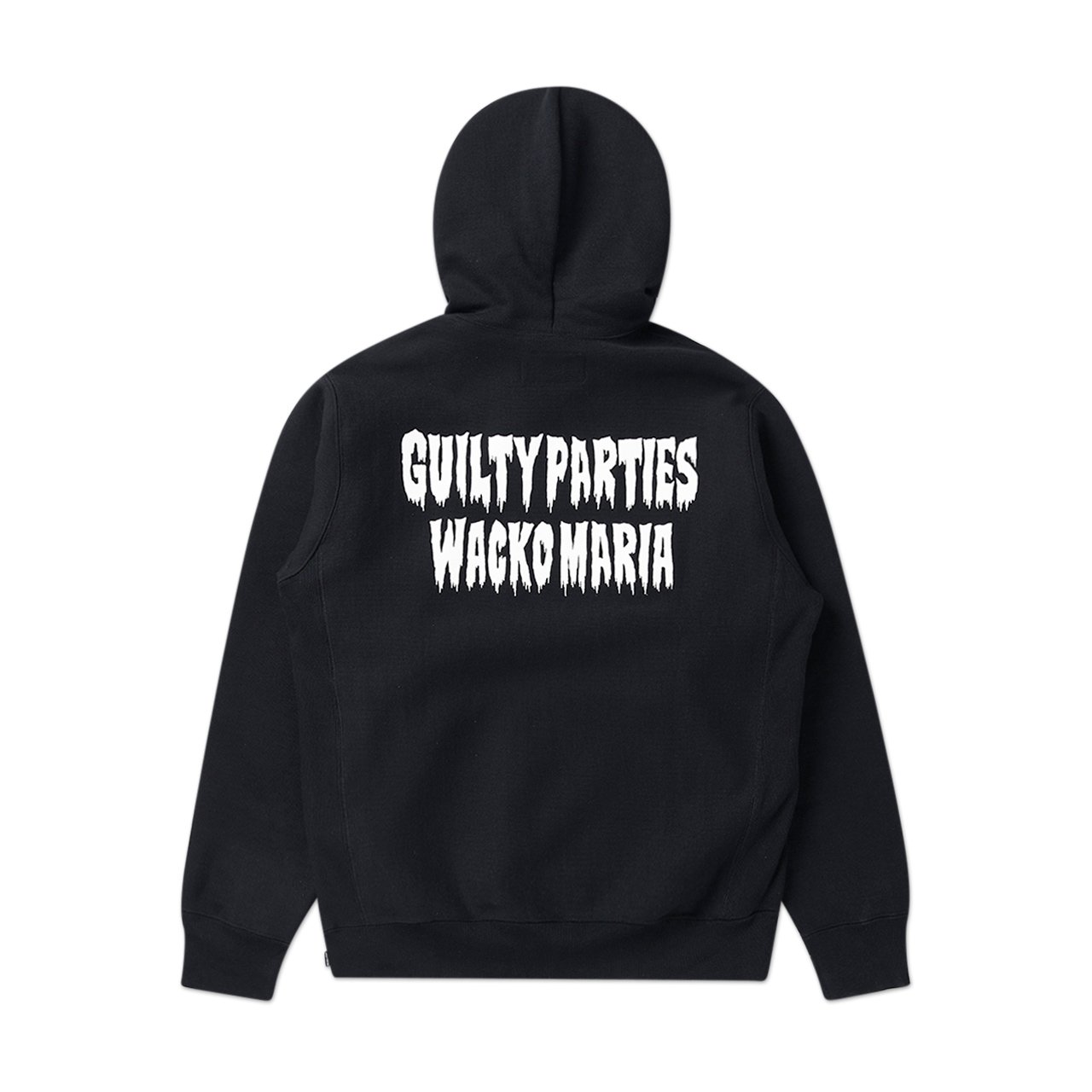 wacko maria heavy weight hoodie (type-3) (black)