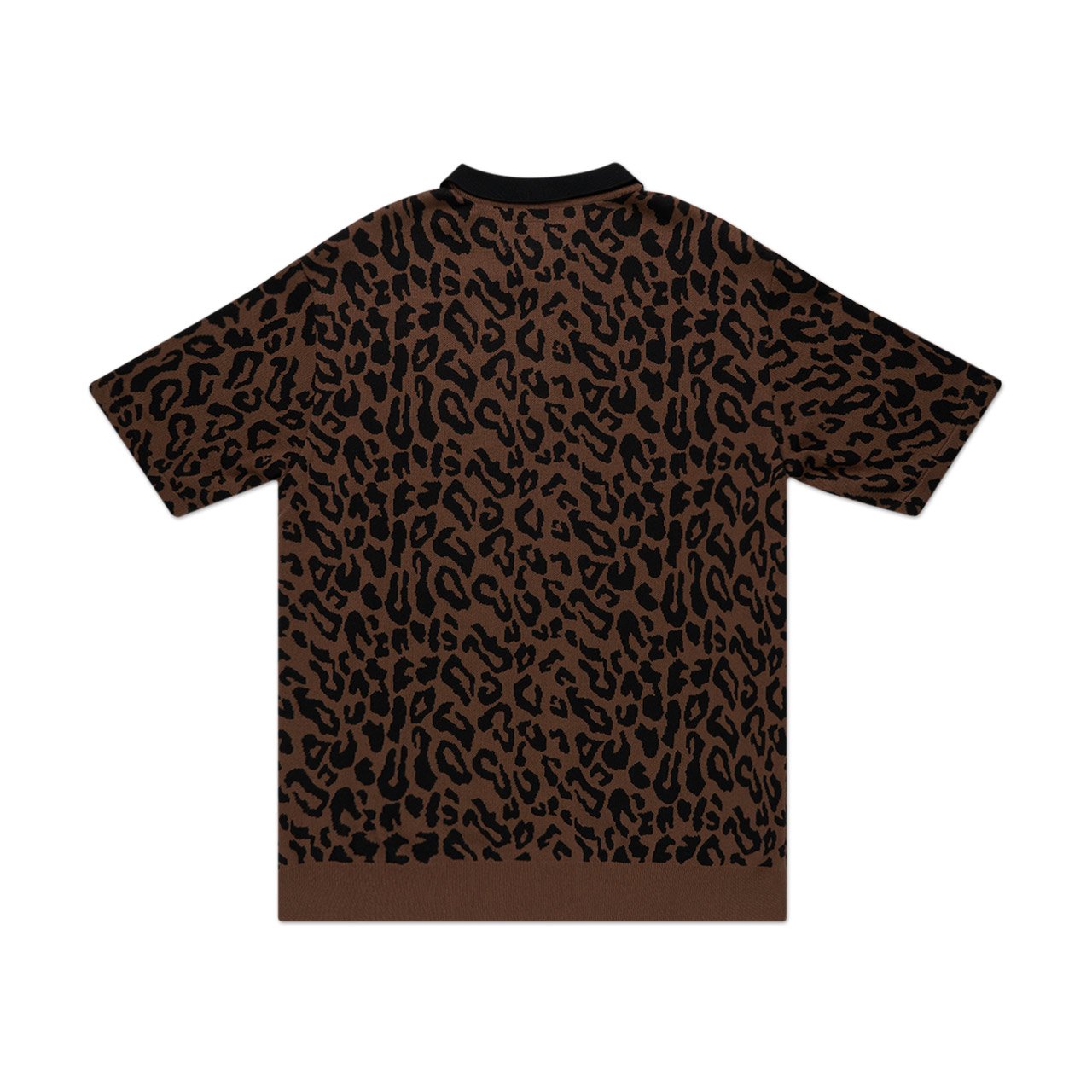 wacko maria knitted polo shirt (leopard) 21SS-WMK-KN08 - a.plus