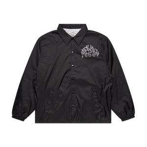 wacko maria wacko maria 'neck face' coach jacket (black)