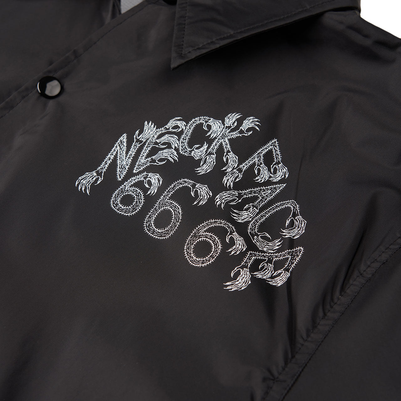 wacko maria wacko maria 'neck face' coach jacket (black)