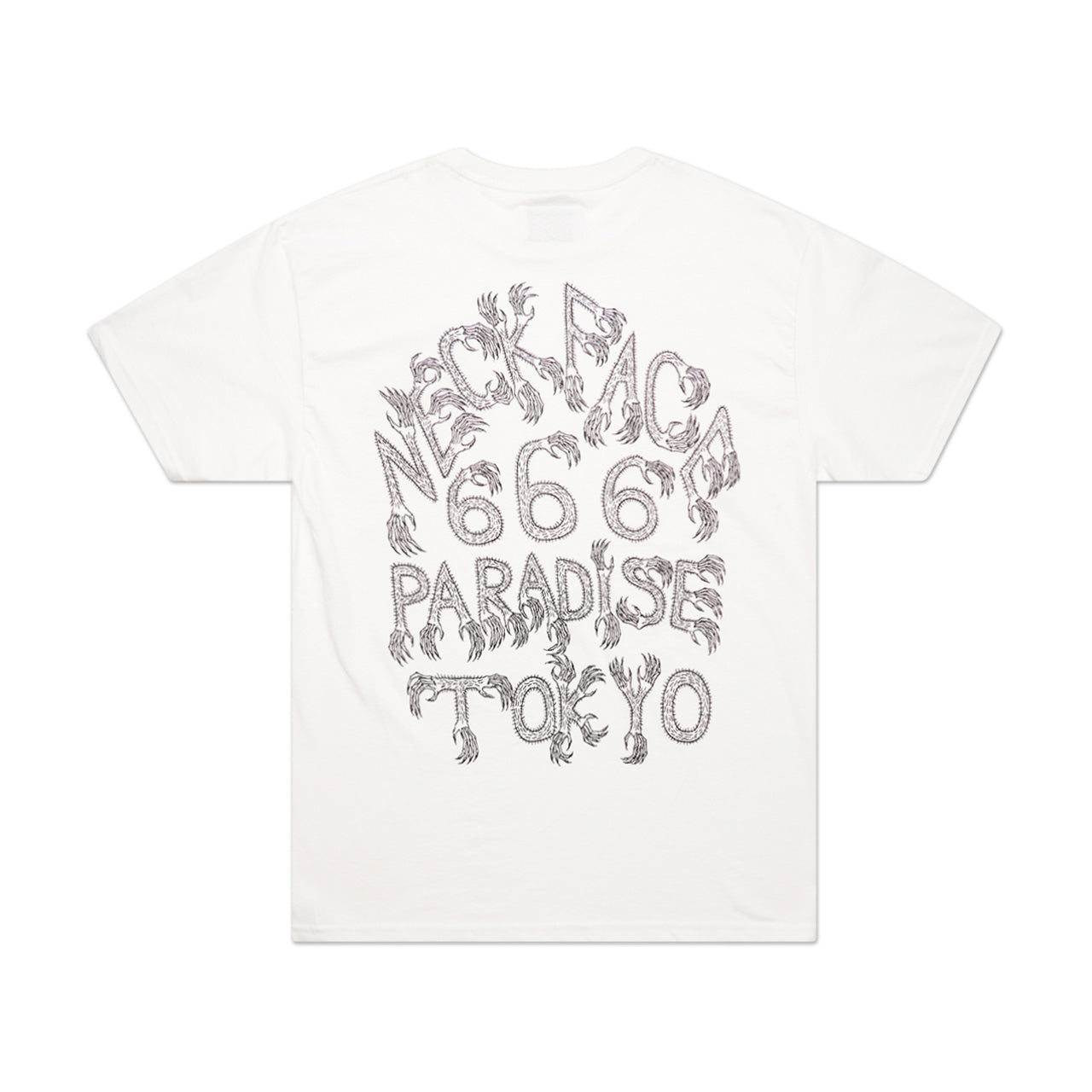 wacko maria 'neck face' crewneck t-shirt (white)