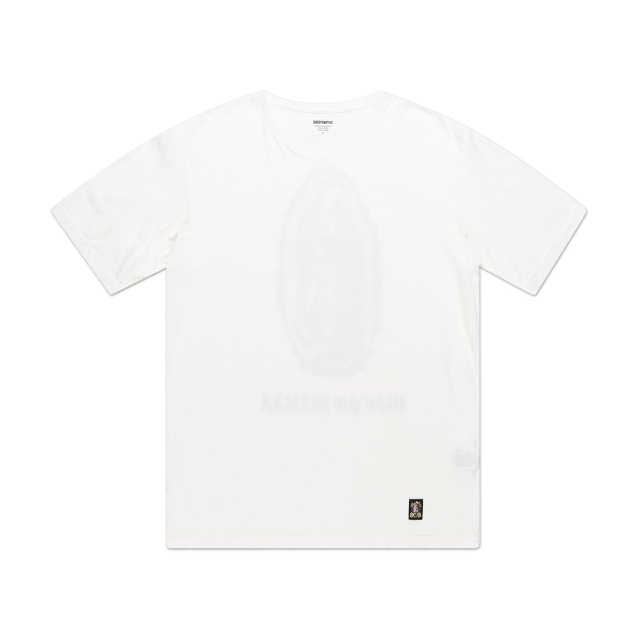 wacko maria wacko maria standard crew neck t-shirt (type-3) (white)