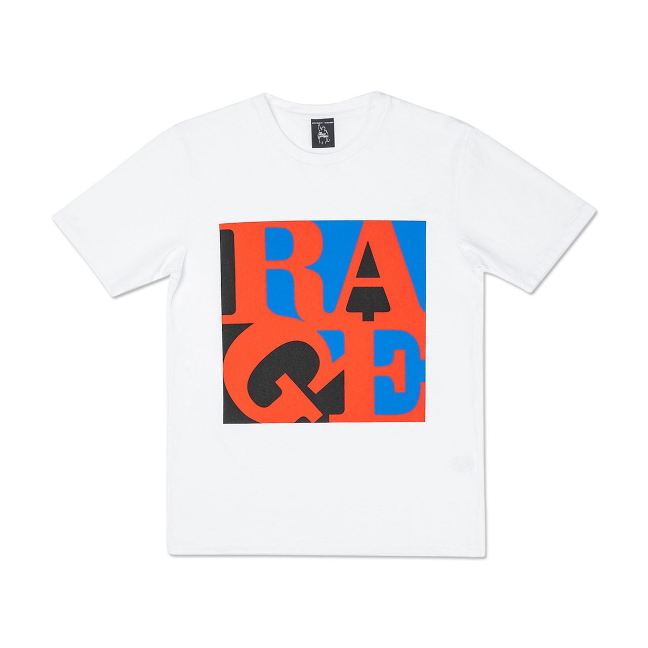wacko maria x rage against the machine / washed heavy weight crew neck t-shirt (type-5) (white) - ratm-wm-wt05 - a.plus - Image - 1